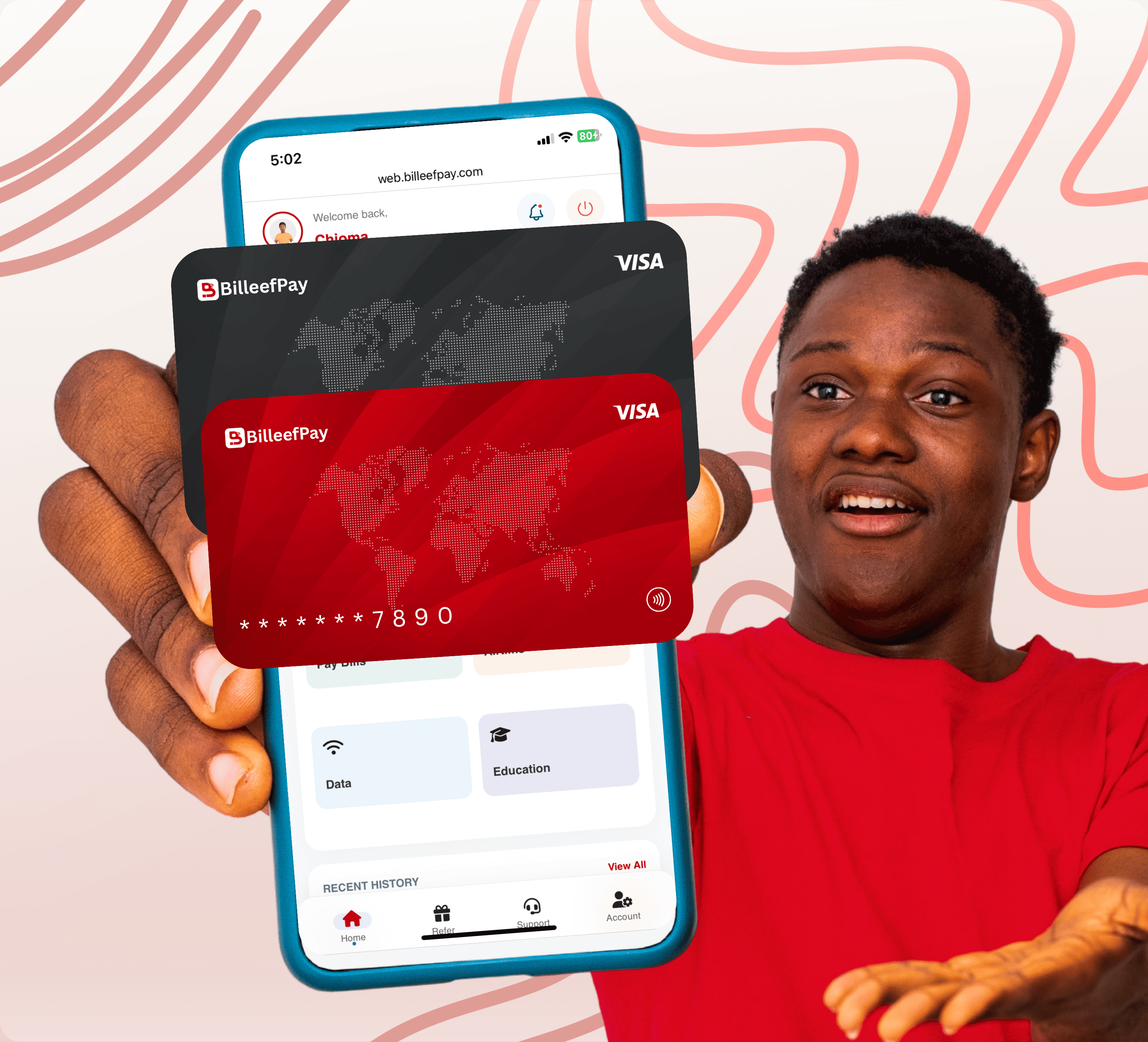 BilleefPay Virtual Dollar Card